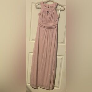 Pink Glitter Long Dress